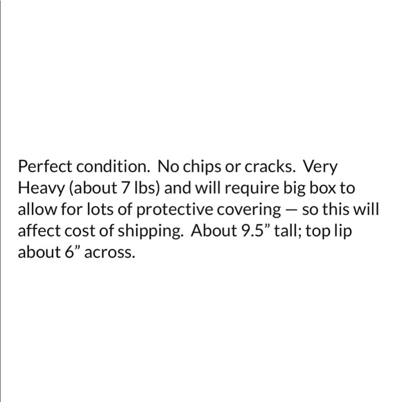 Pink 🌸 Crate & Barrel Vase (made in Poland) - Picture 13 of 13